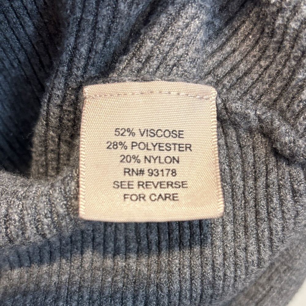 Philosophy Grey Ribbed Batwing Sweater - Picture 5 of 5